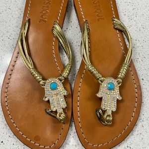 Mystique swarovski sandals